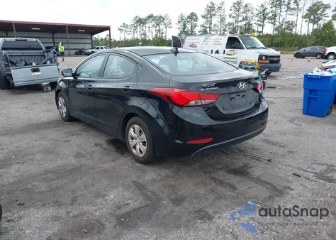 2016 Hyundai Elantra Se из США, поврежденный, VIN 5NPDH4AE7GH766624